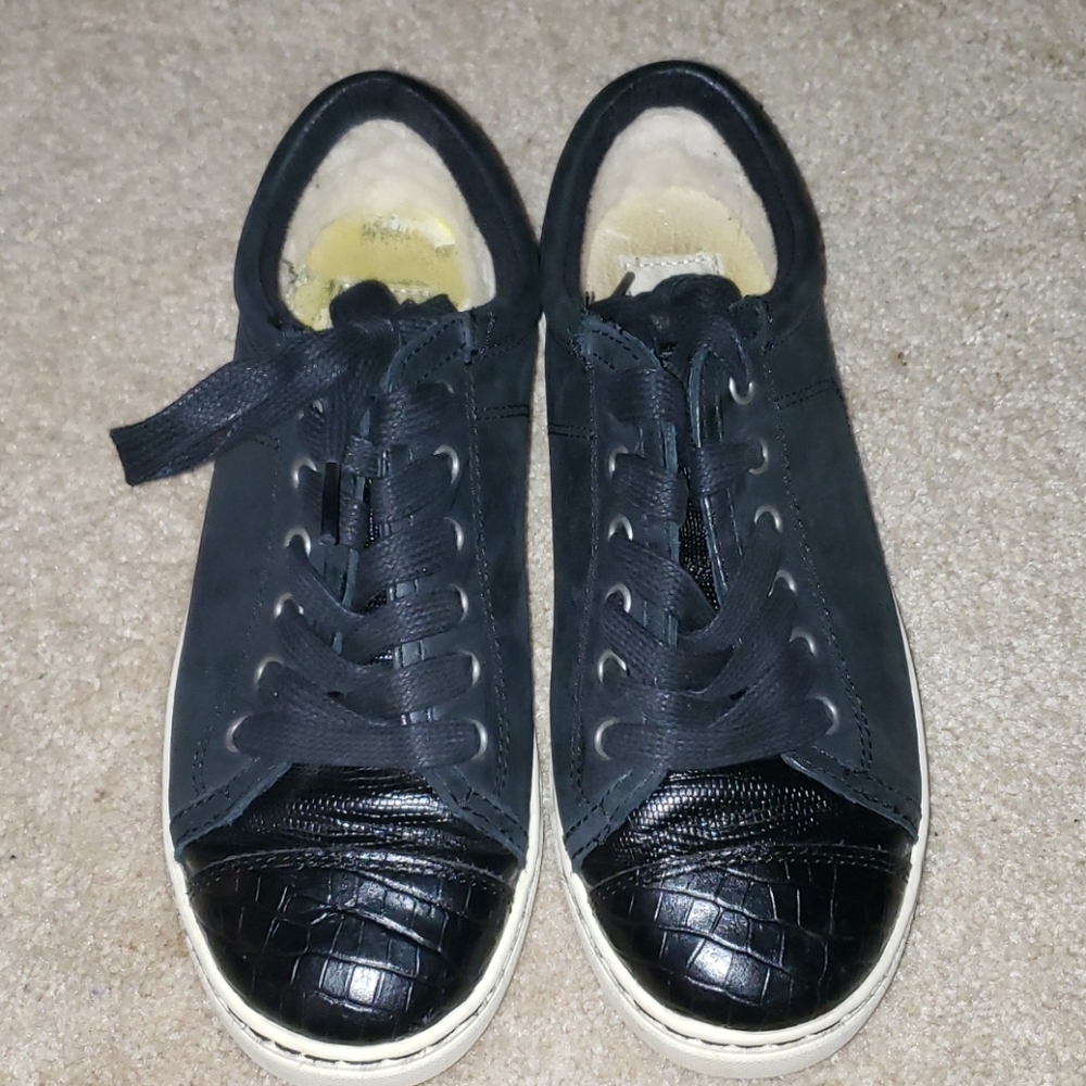 Black UGG sneakers